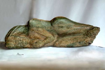 Liegende, Tuffstein - Gladbeck, 2006